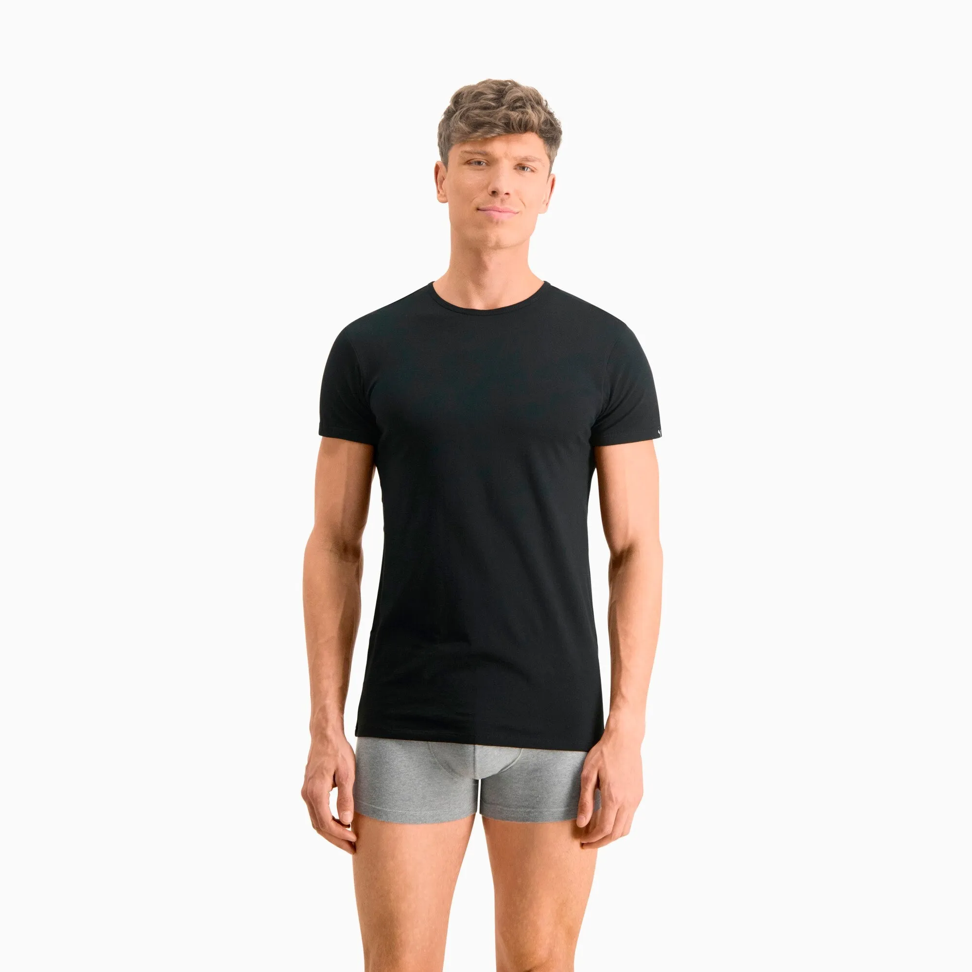 2 Pack Everyday Comfort Cotton Stretch Round Neck T-shirts