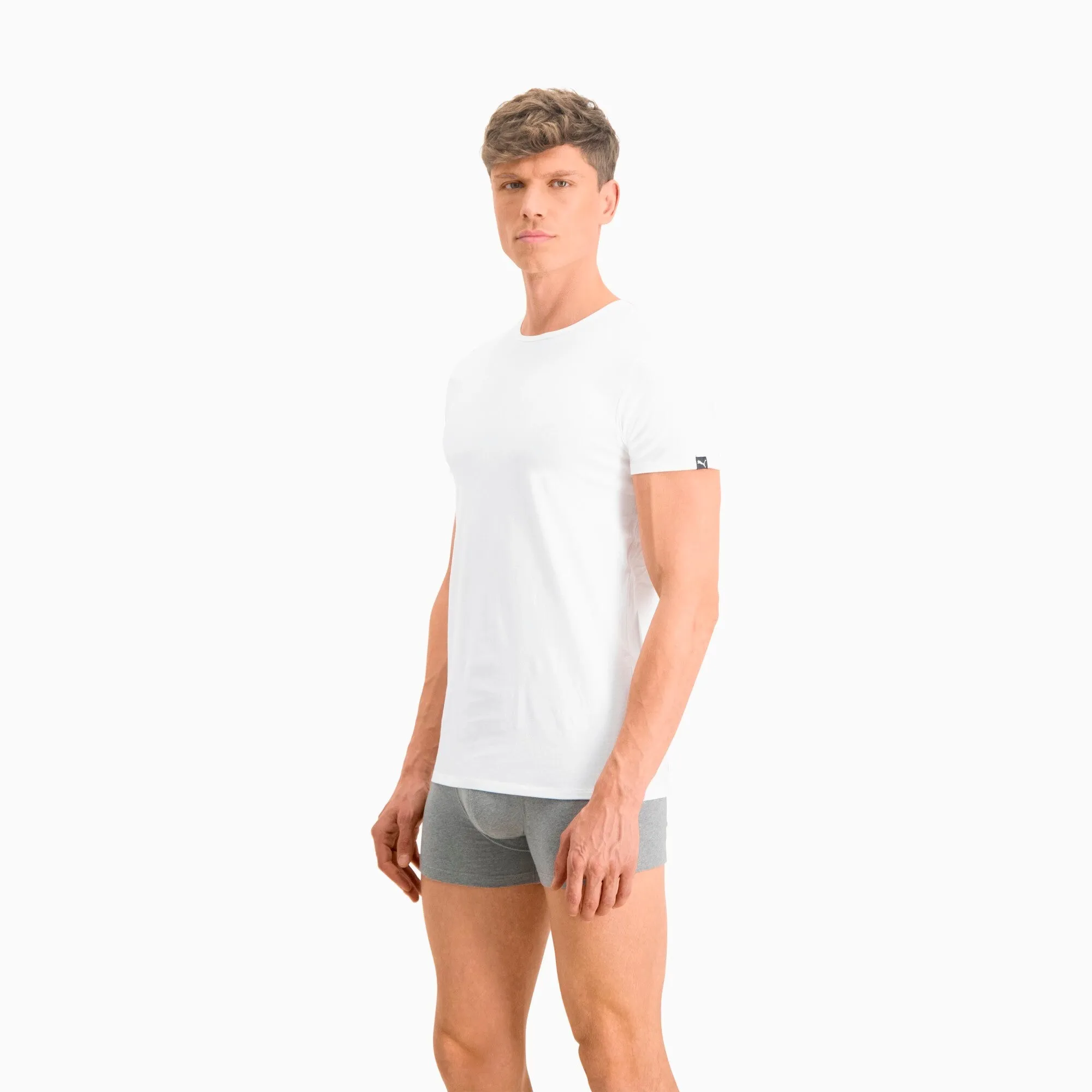2 Pack Everyday Comfort Cotton Stretch Round Neck T-shirts