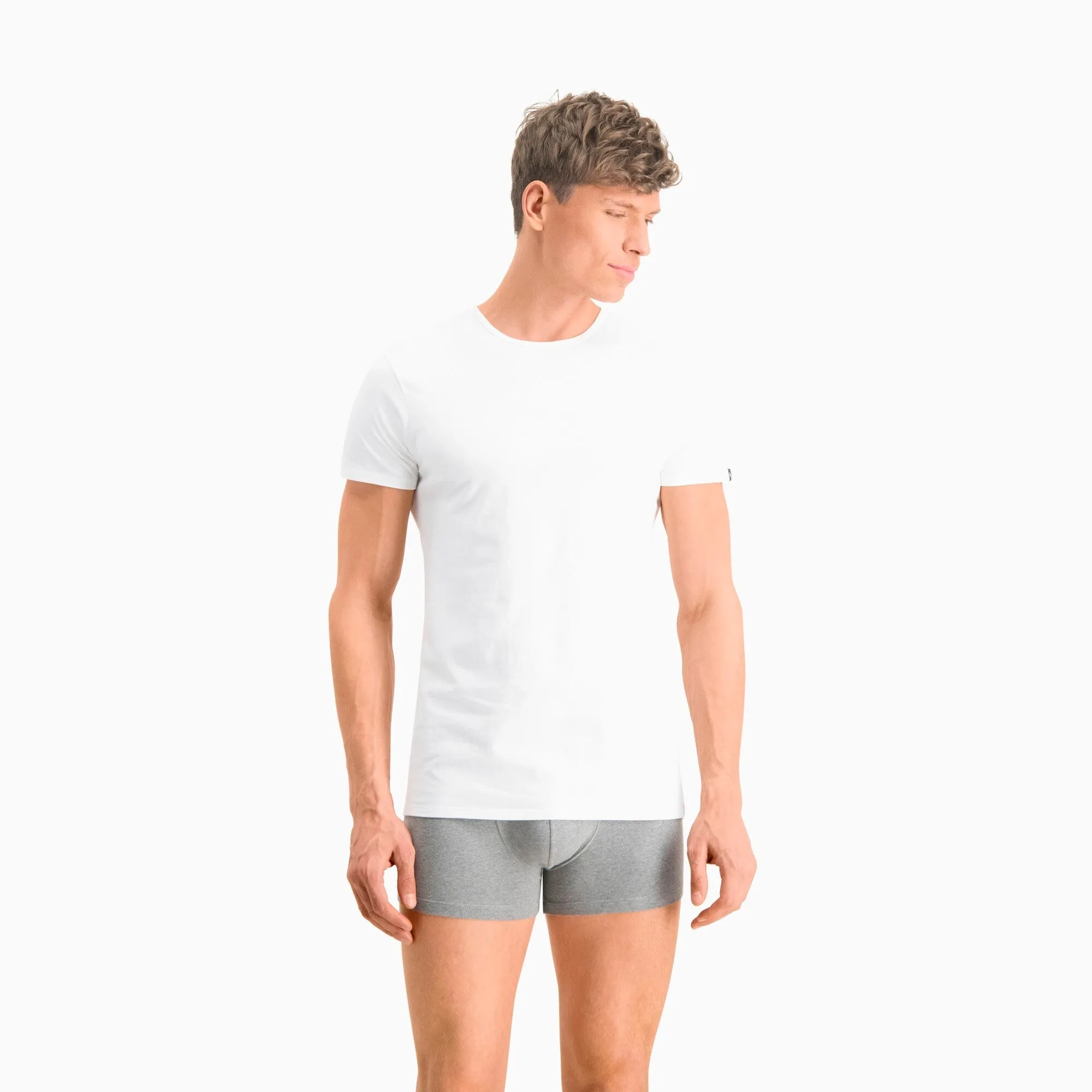2 Pack Everyday Comfort Cotton Stretch Round Neck T-shirts
