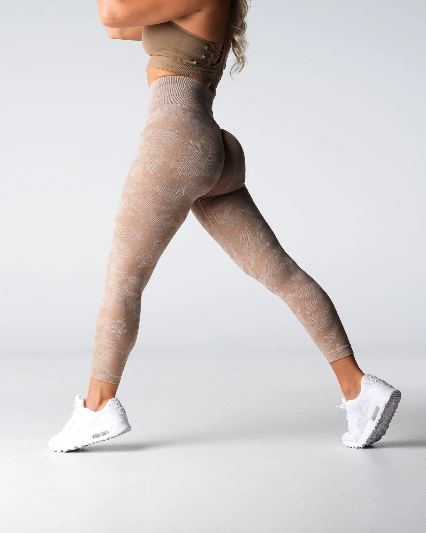 Beige Camo Seamless Leggings