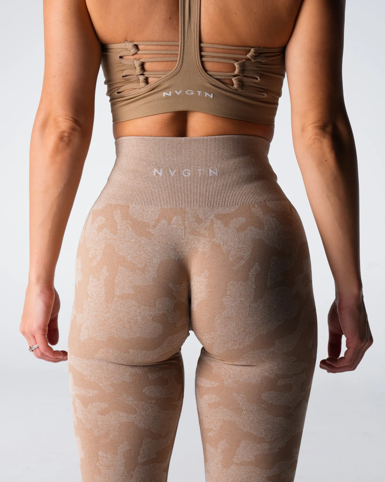 Beige Camo Seamless Leggings