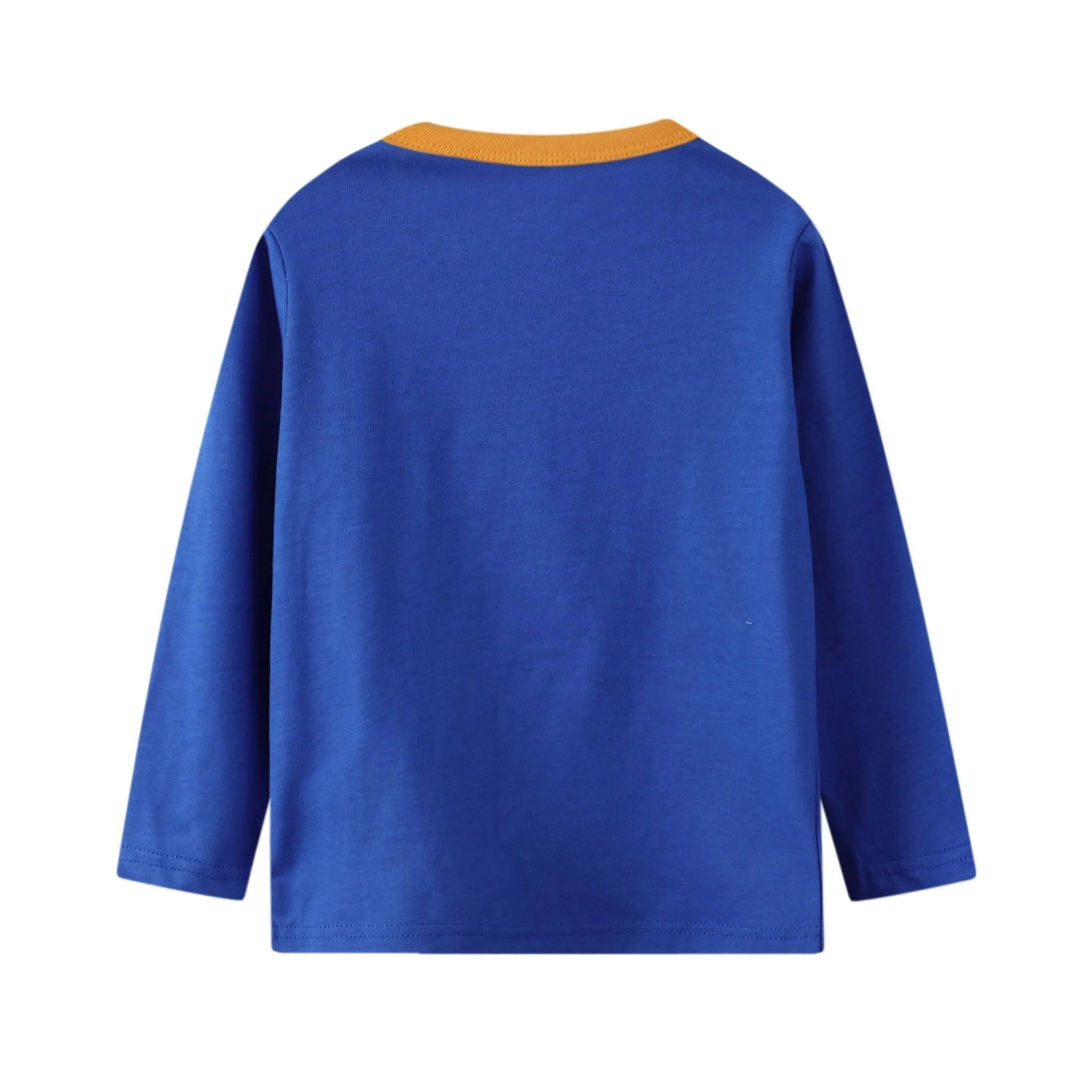 Boys Long Sleeve Dino Print Top Blue