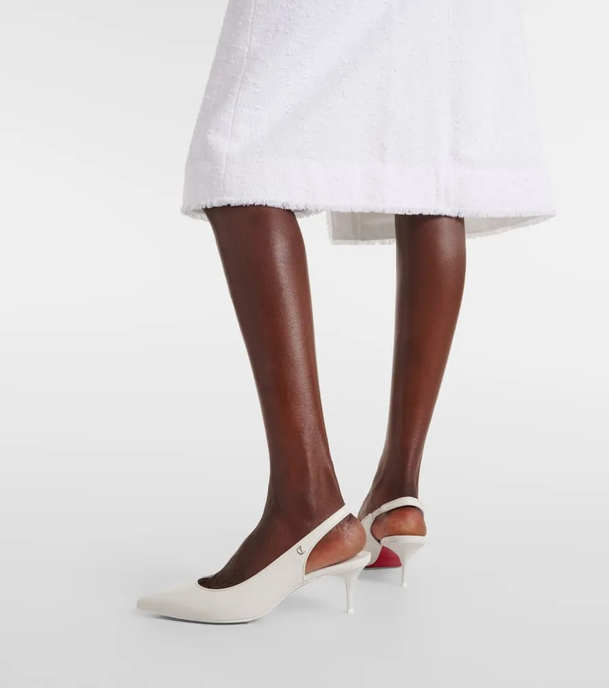 Christian Louboutin Sporty Kate Sling 55 leather slingback pumps