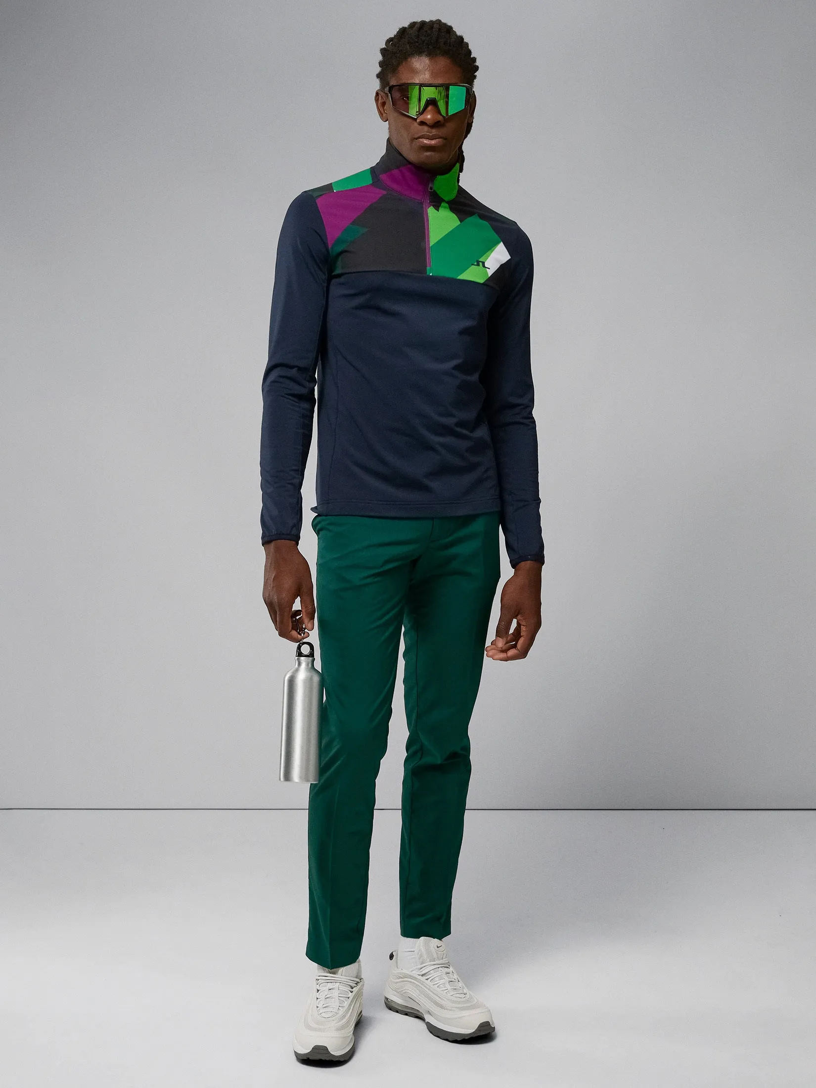 Color Block Mid Layer
