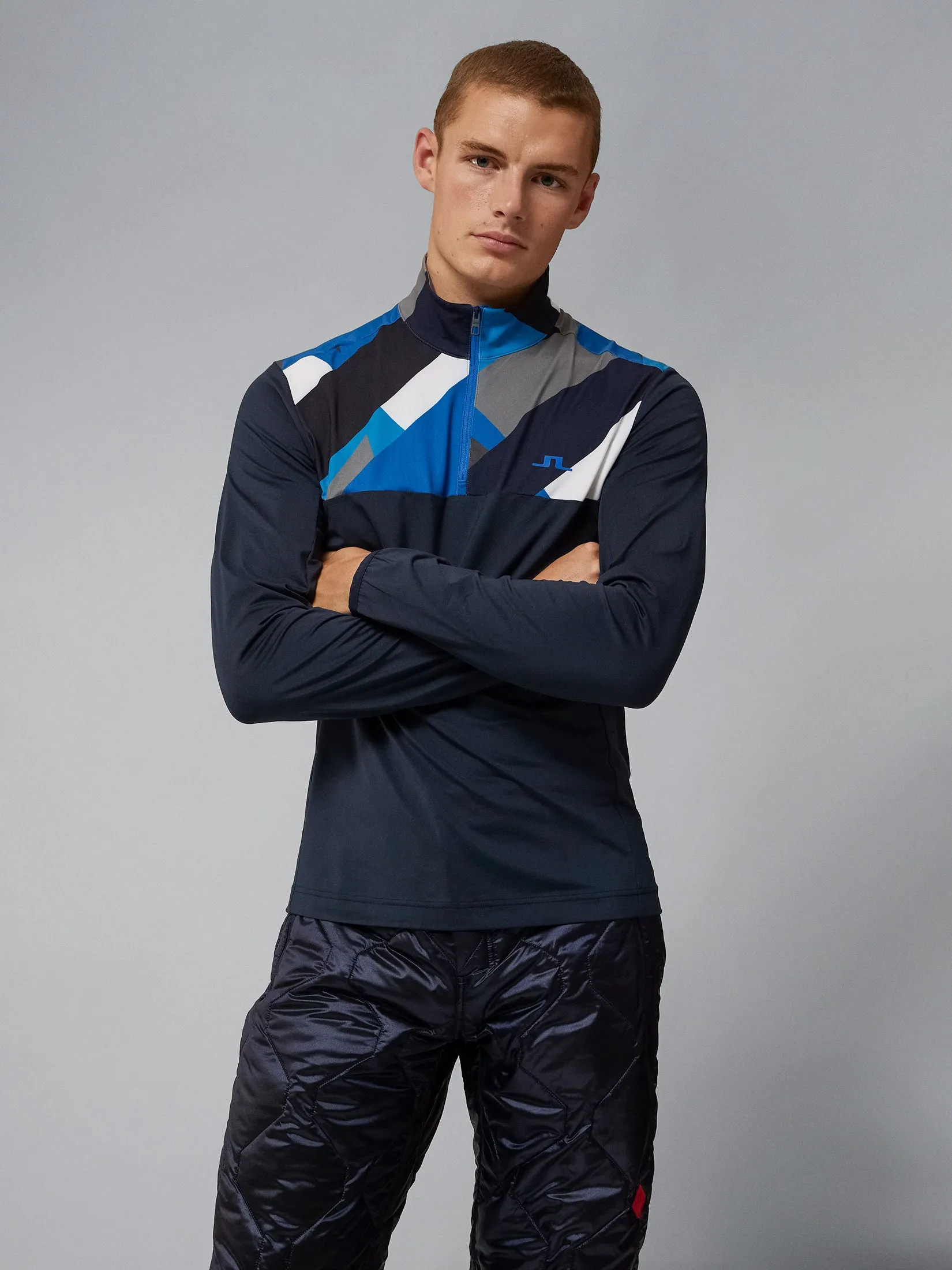 Color Block Mid Layer