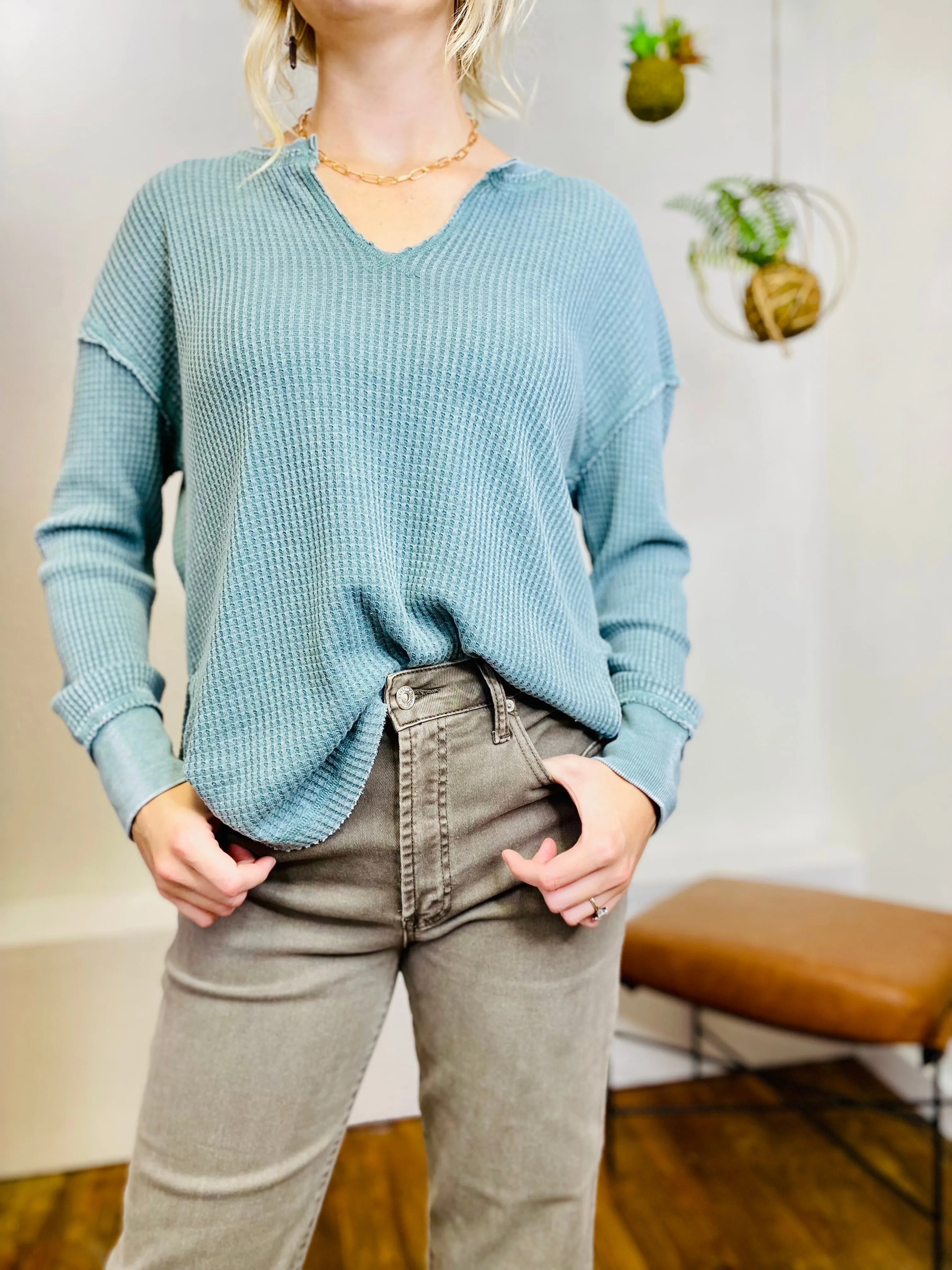 Driftwood Thermal Long Sleeve Top Z SUPPLY