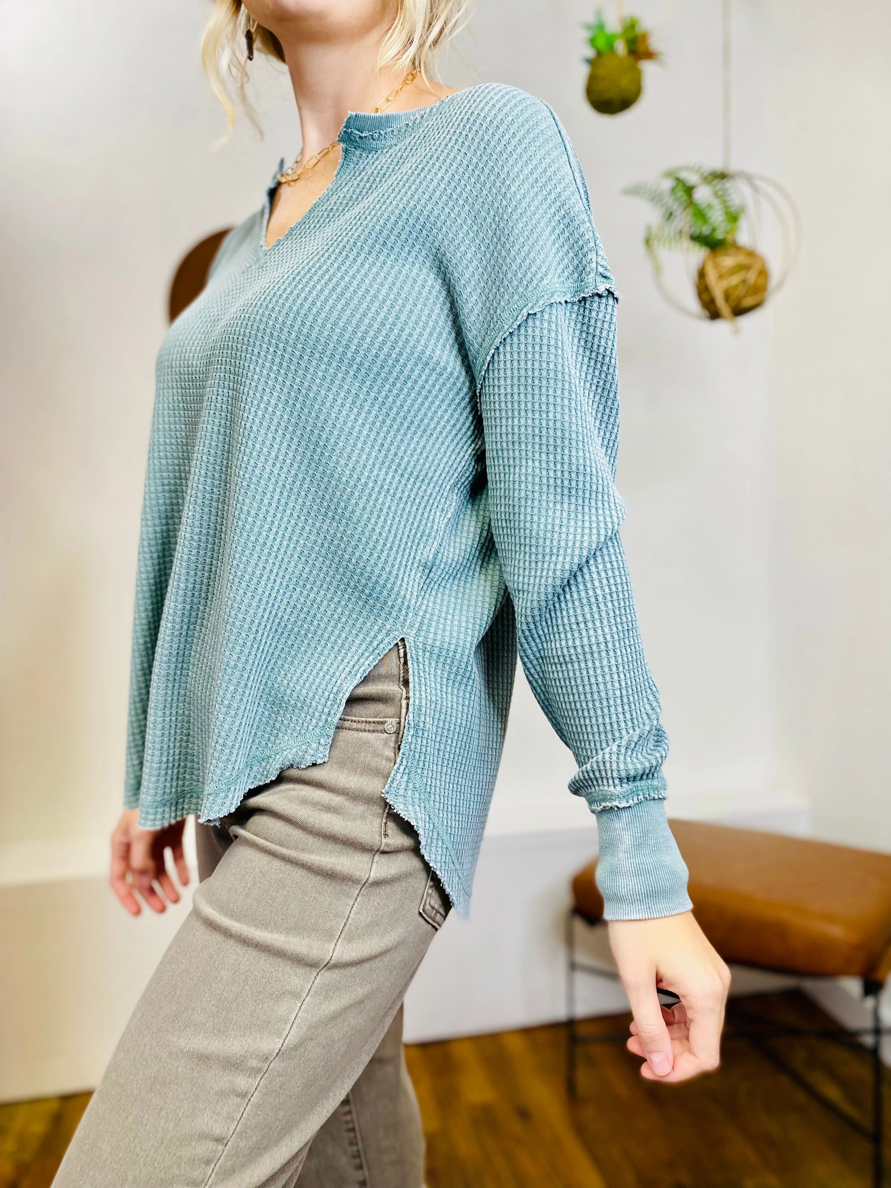 Driftwood Thermal Long Sleeve Top Z SUPPLY
