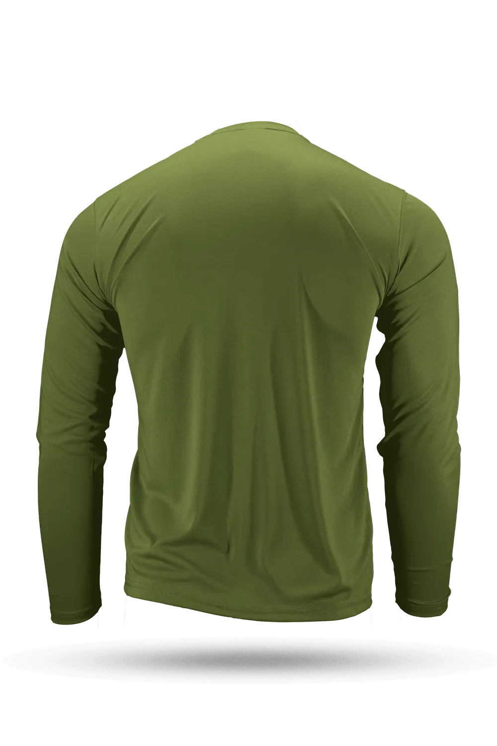 Dropline Logo - Moisture Wicking Long Sleeve T-Shirt
