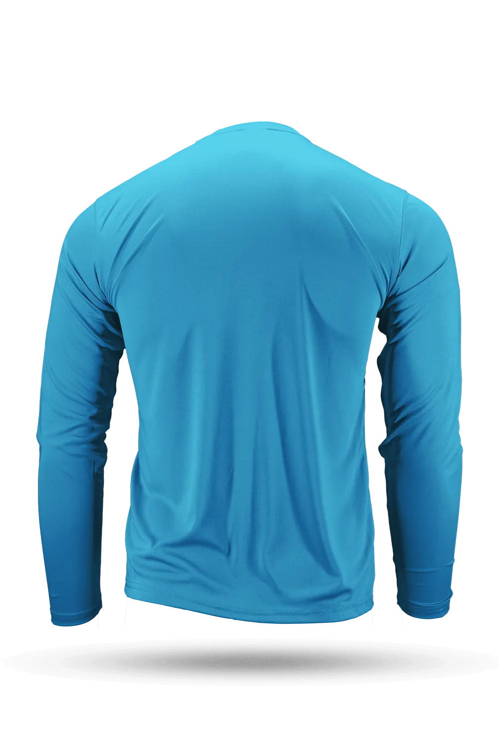 Dropline Logo - Moisture Wicking Long Sleeve T-Shirt