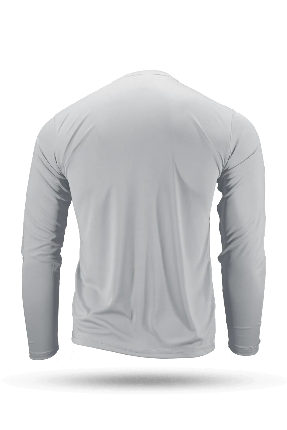 Dropline Logo - Moisture Wicking Long Sleeve T-Shirt