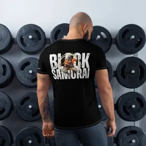 DUO MODERN "Black Samurai 'Nukitsuke'" Men's Athletic T-Shirt