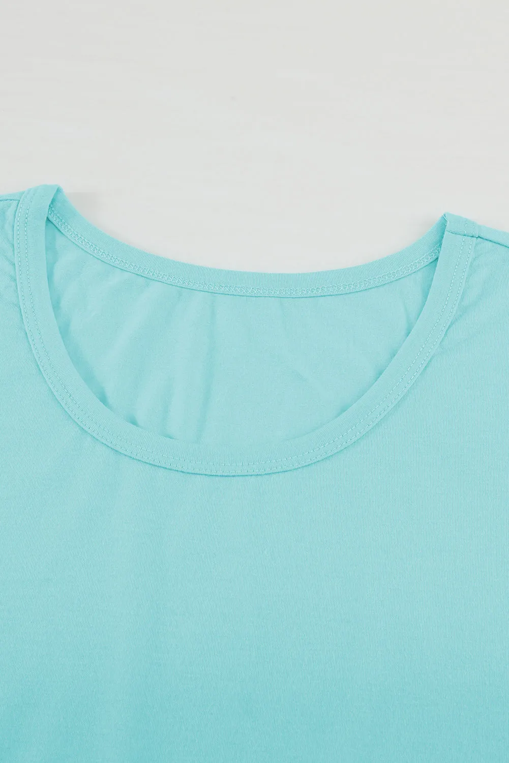 Family Matching Round Neck Short Sleeve Color Block Adult Maxi Dress
