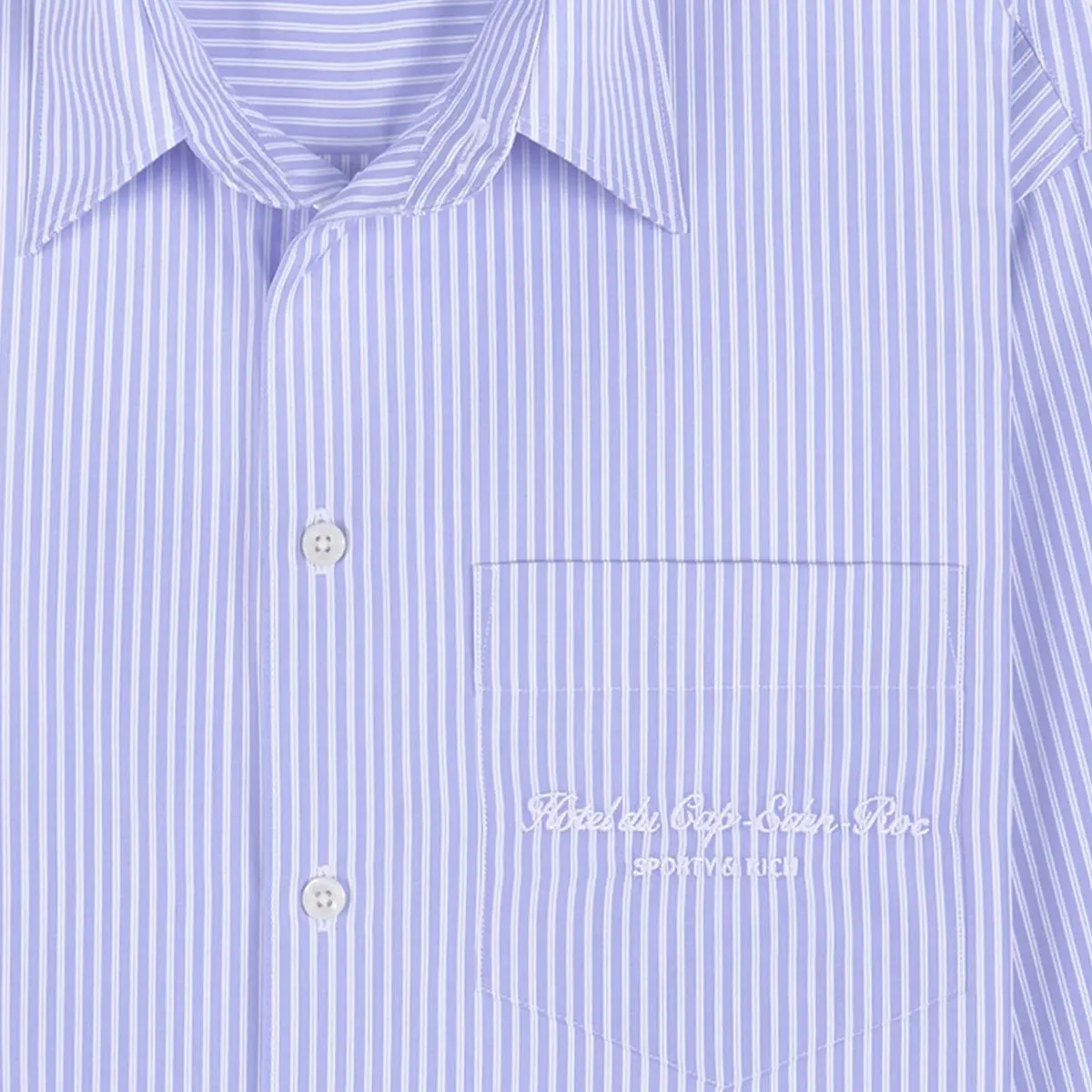   Hotel du Cap Eden-Roc Cursive Oversized Shirt 'Blue White'