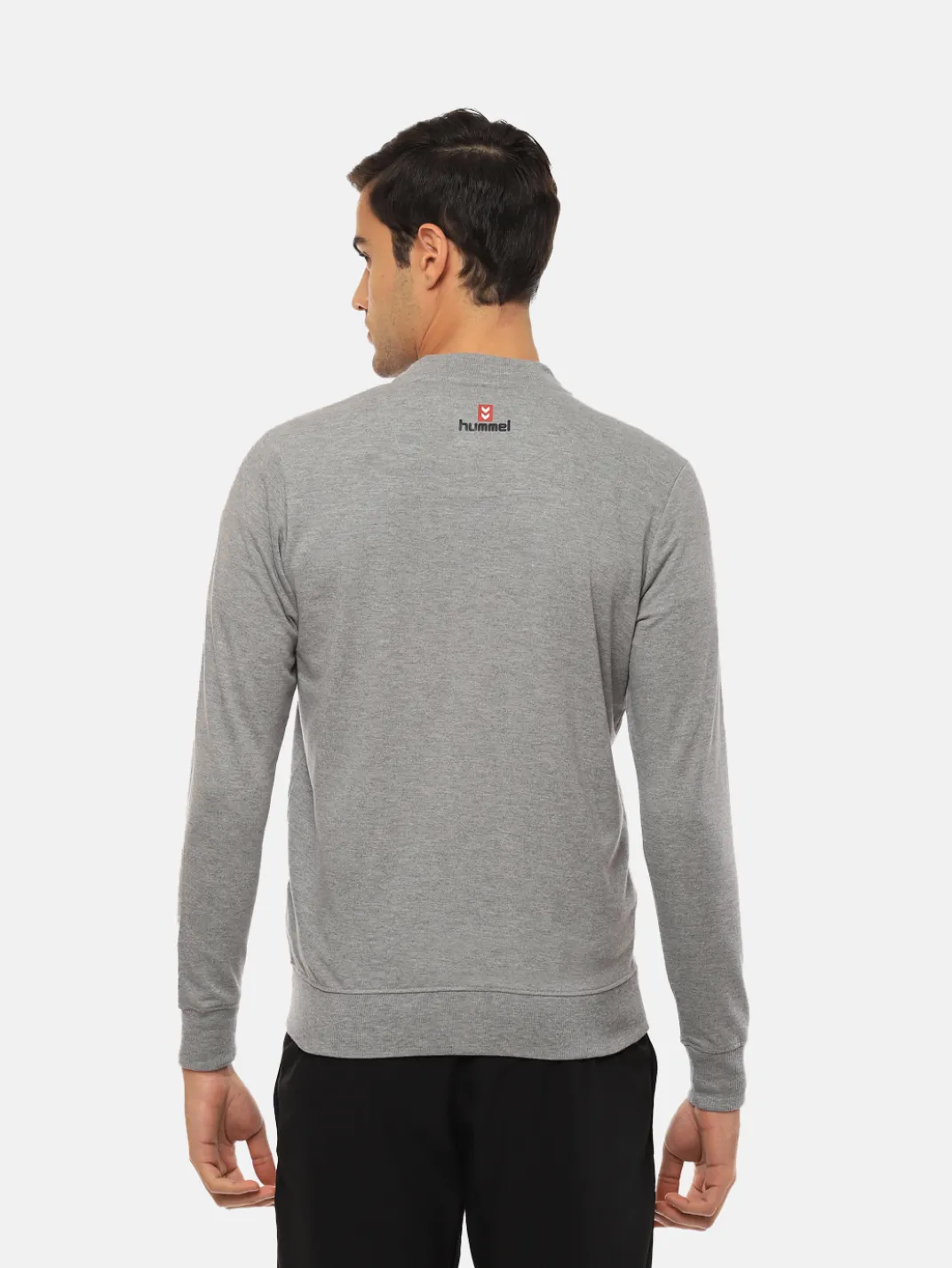 Hummel Elan Men Grey B2B Zipper Jacket