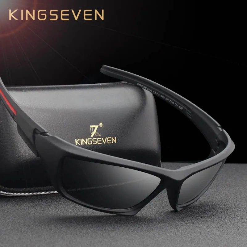 KINGSEVEN™ Sporty Flexible Men Polarized  Sunglasses