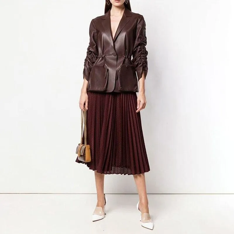 Leather Coat for Women