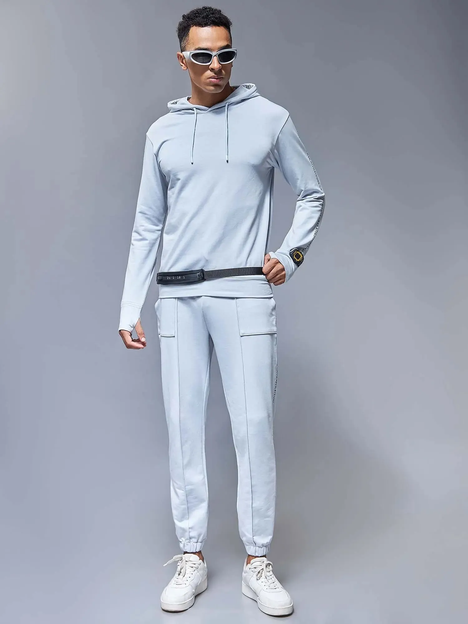 Light Grey Signature Sprint Joggers