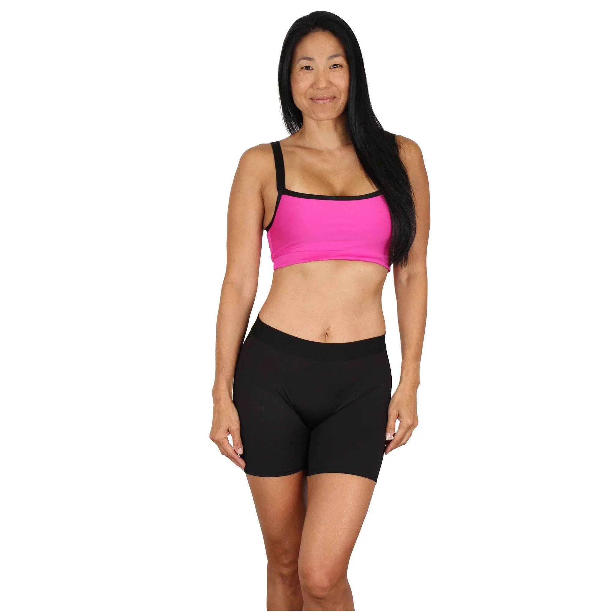 Light Support Sports Bra | Fuchsia