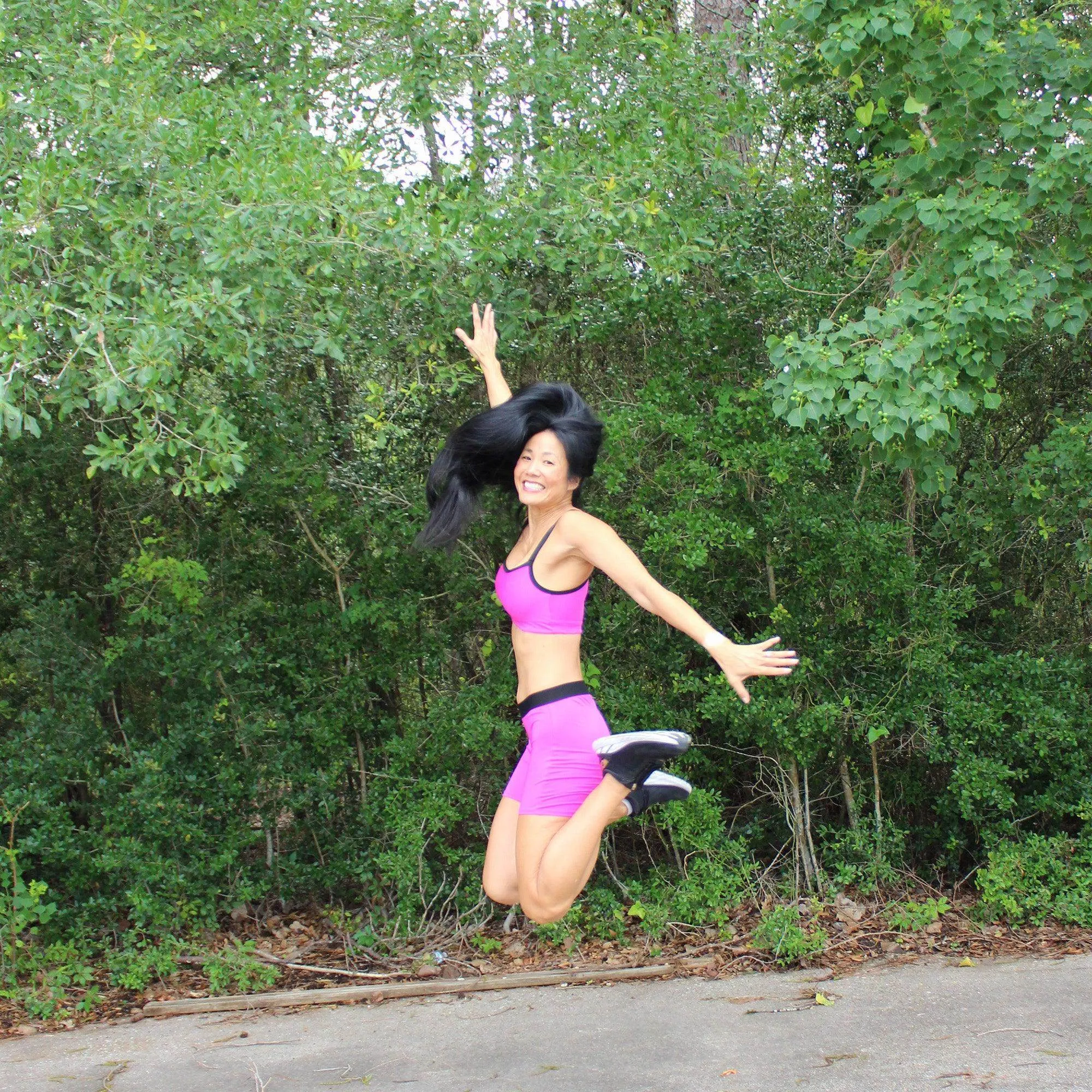 Light Support Sports Bra | Fuchsia