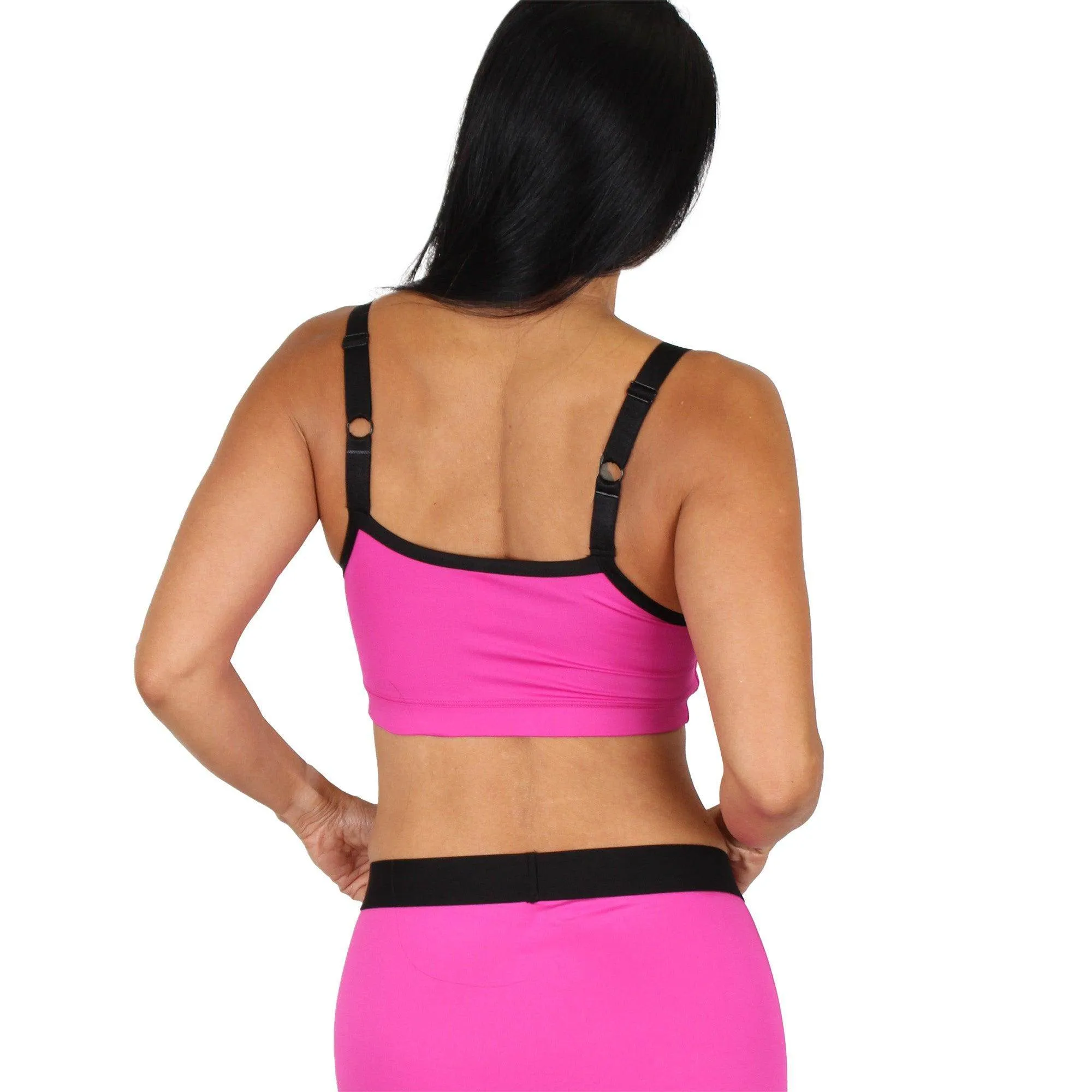 Light Support Sports Bra | Fuchsia