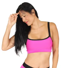 Light Support Sports Bra | Fuchsia
