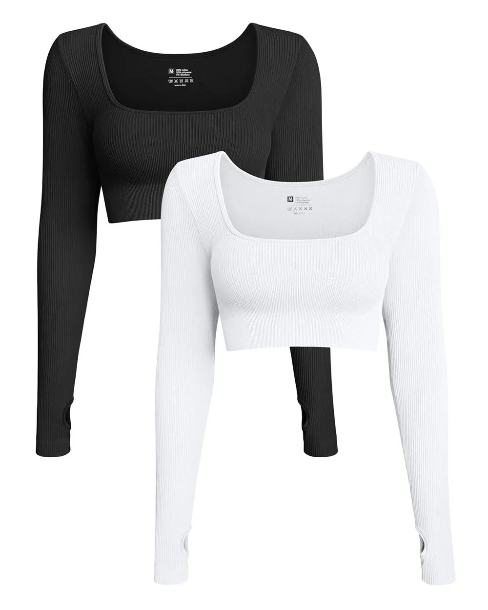 Long Sleeve Crop Tops
