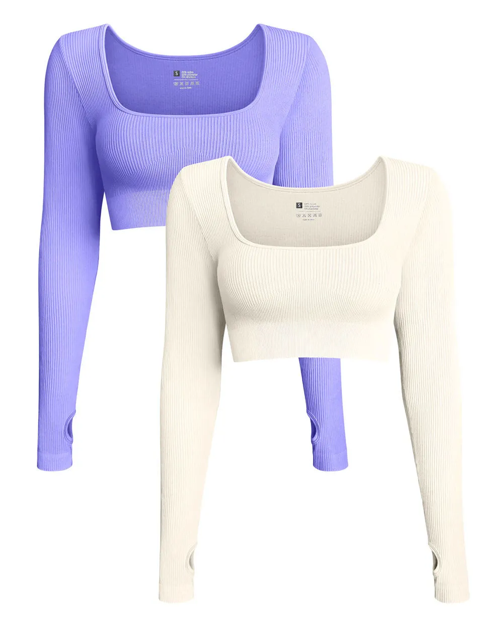 Long Sleeve Crop Tops