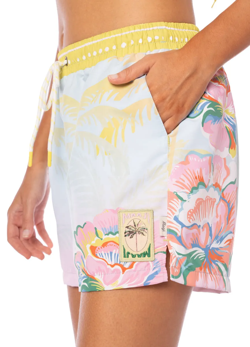 Maaji Mint Sunset Sand Unisex Shorts