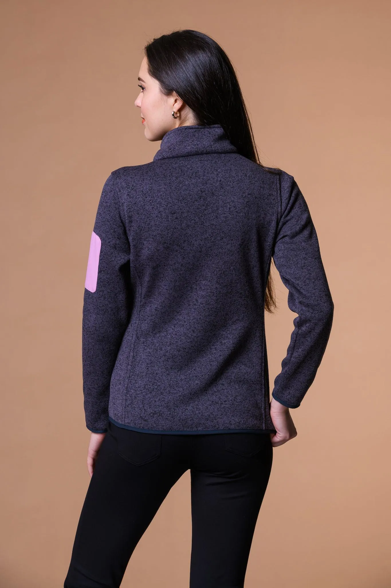 Marl Sleeve Pocket Jacket