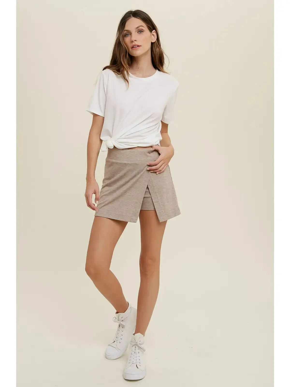 Melange Tennis Skort