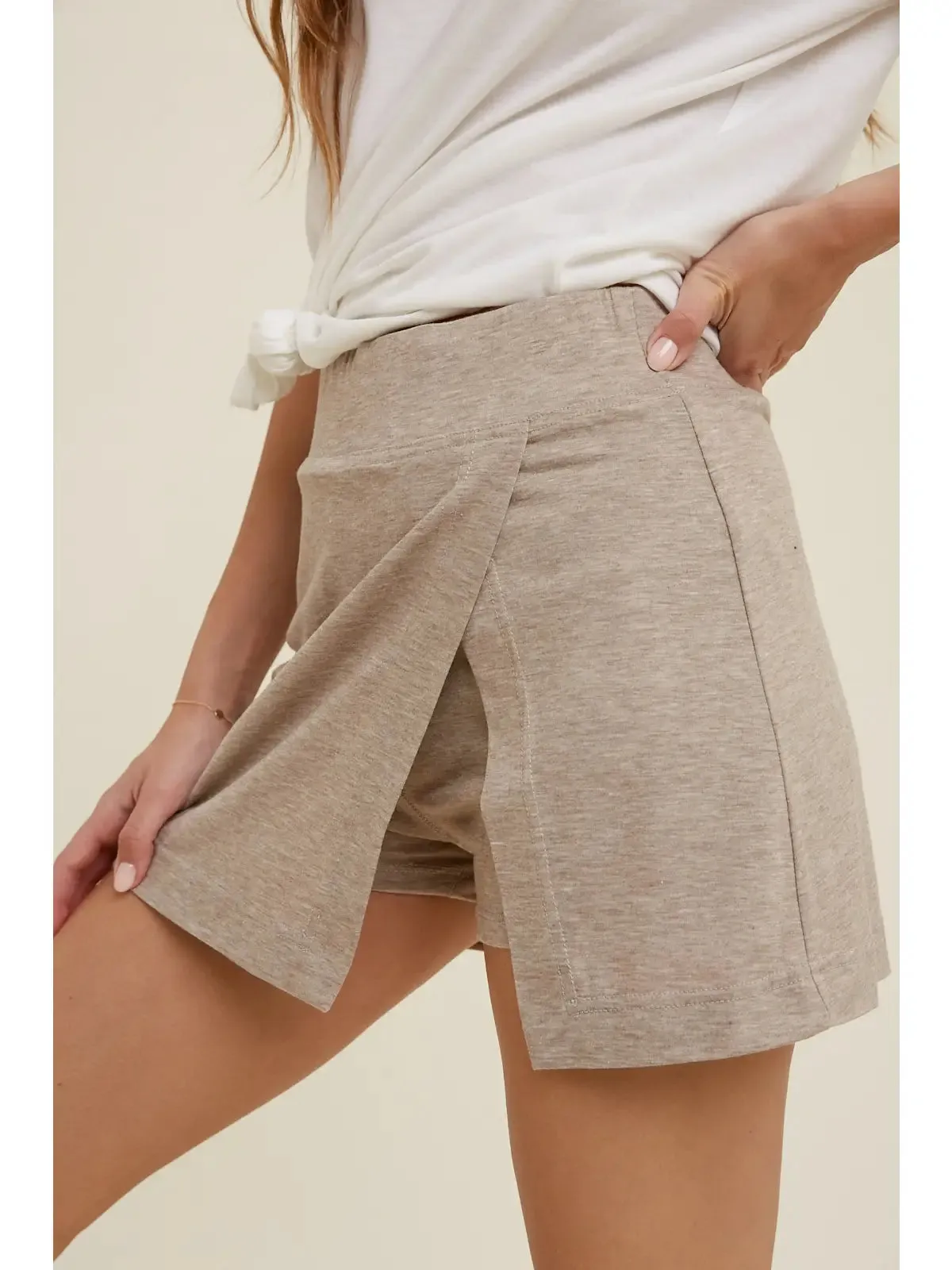 Melange Tennis Skort