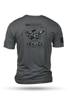 Men's Moisture Wicking T-Shirt - Team RWB Eagle Ethos Schematic