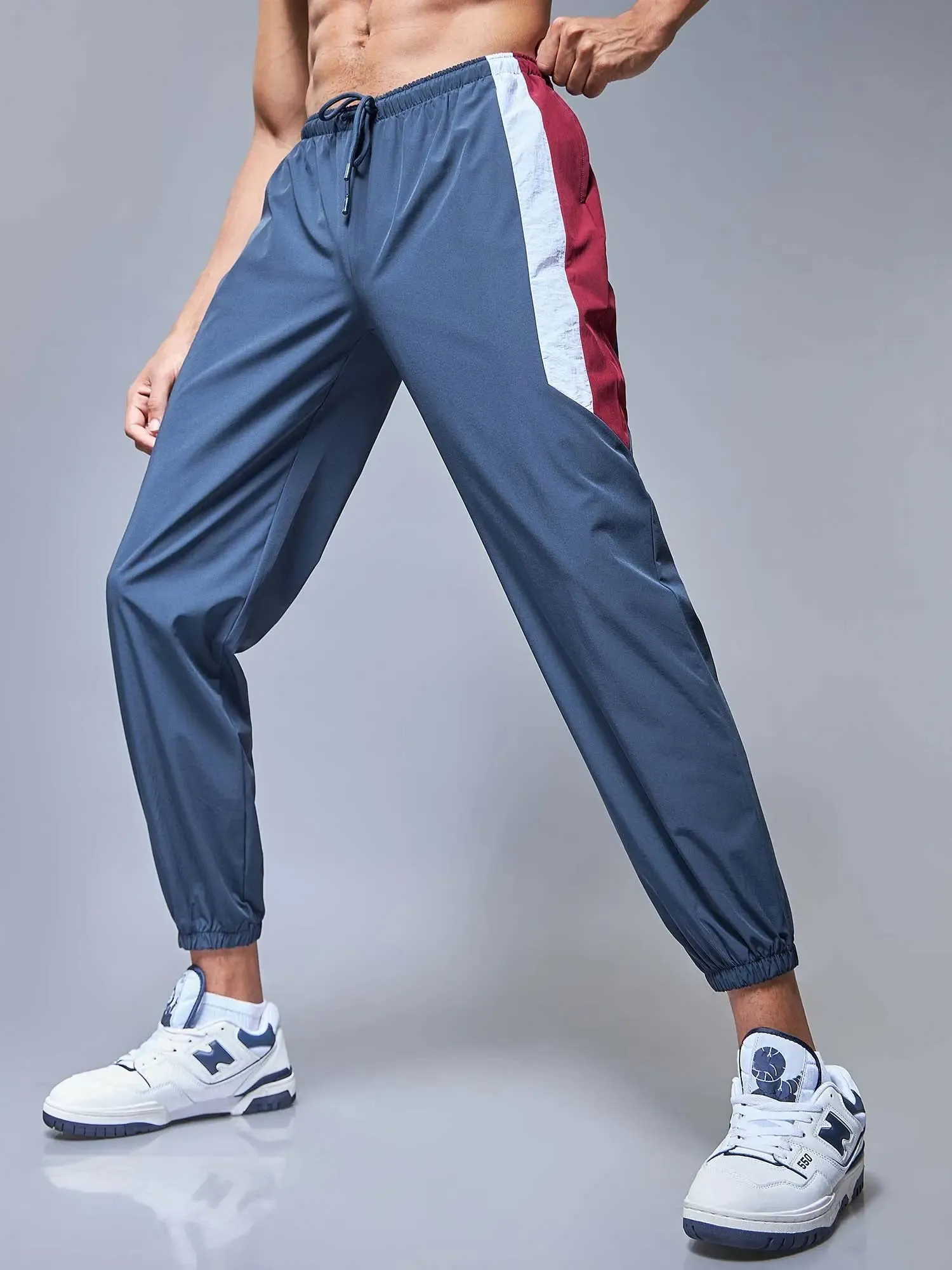 Navy Windbreaker Joggers