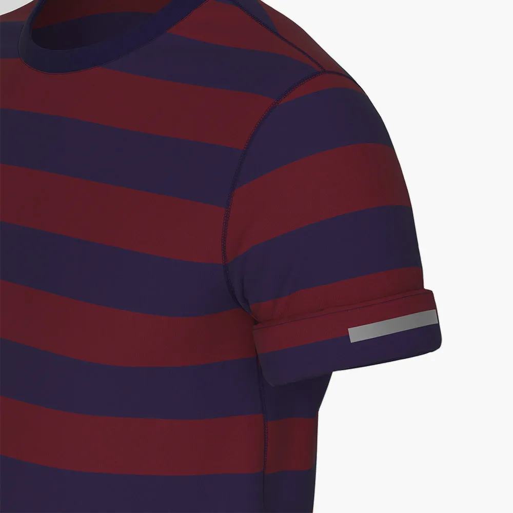 NSBTShirt - Stripe - Malbec Bars