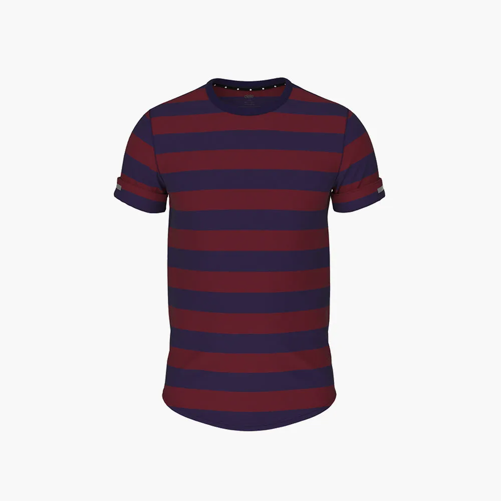 NSBTShirt - Stripe - Malbec Bars