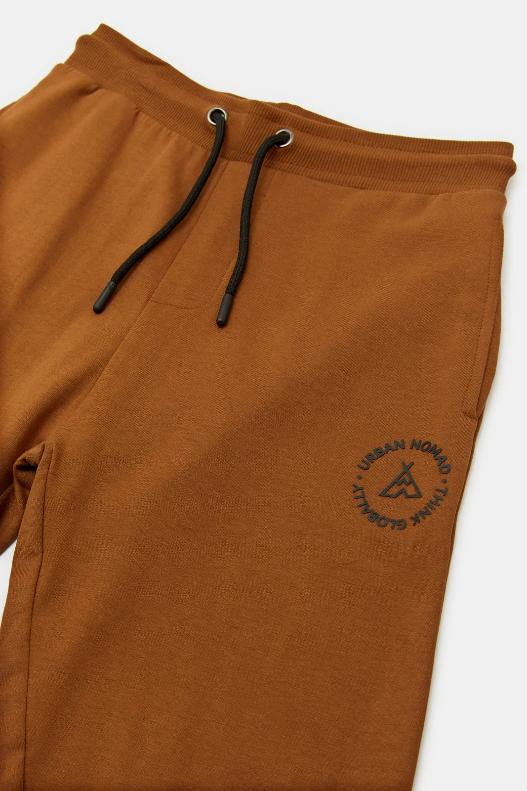 Senior Boys Brown Basic Track Pant