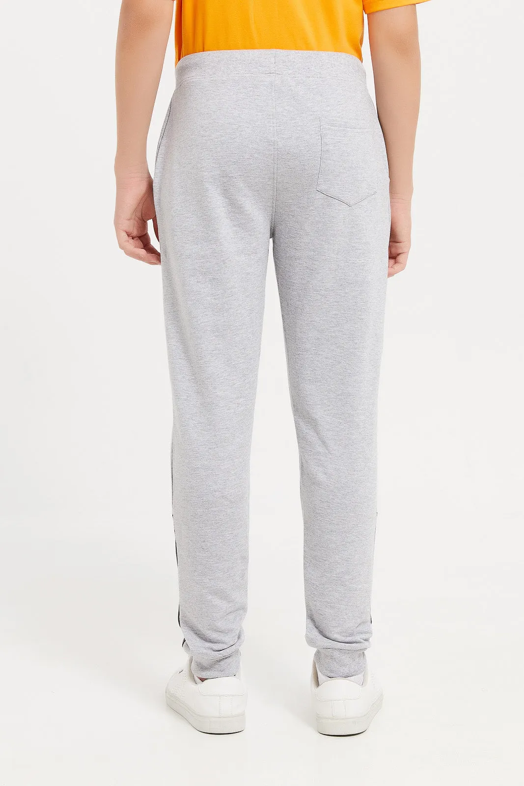 Senior Boys Grey Naruto Active Pants