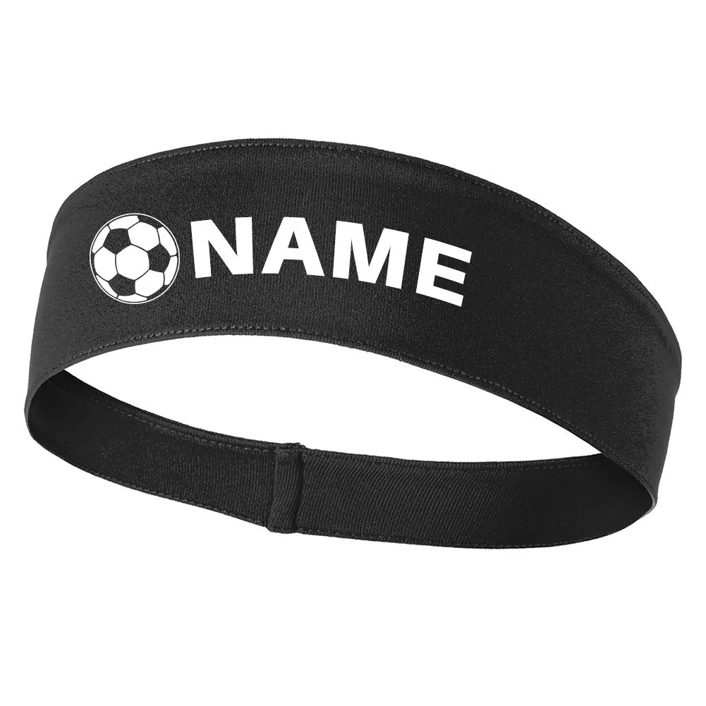 Soccer Printed Moisture Wicking Headbands for Men and Women - Personalization