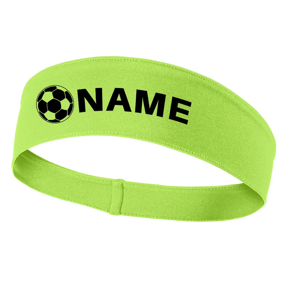 Soccer Printed Moisture Wicking Headbands for Men and Women - Personalization