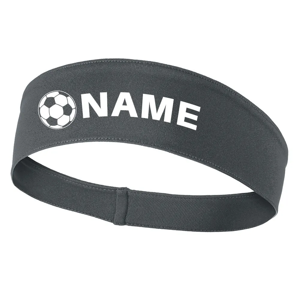 Soccer Printed Moisture Wicking Headbands for Men and Women - Personalization