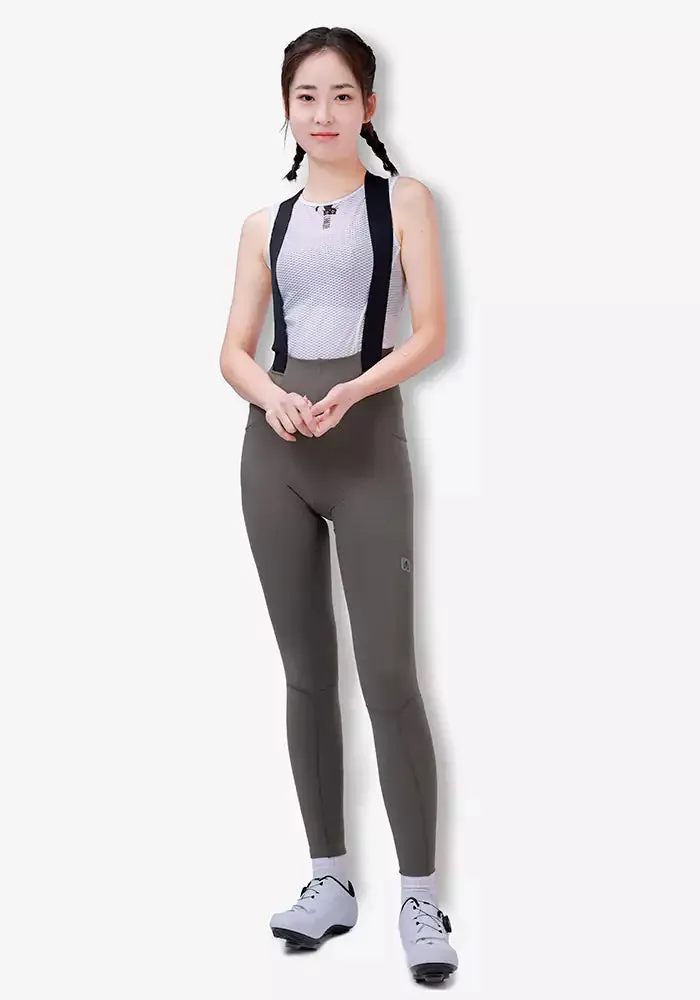 Sunshine Women Winter Fleeced Warm Cycling Bib Pants