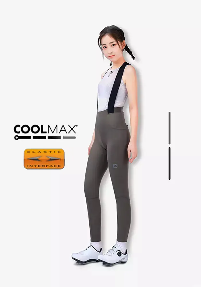 Sunshine Women Winter Fleeced Warm Cycling Bib Pants
