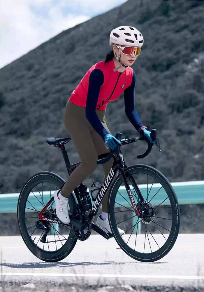 Sunshine Women Winter Fleeced Warm Cycling Bib Pants