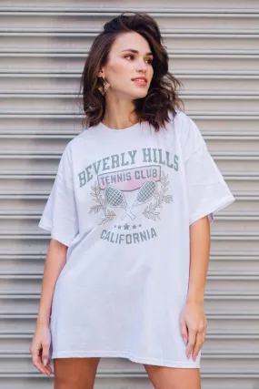 The Beverly Hills Tennis Club Oversized Tee