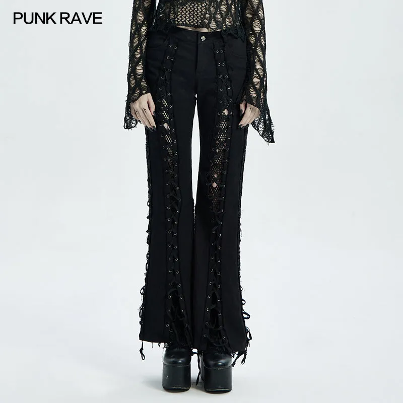 WK-473NCF PUNK female ripped pants