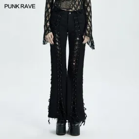 WK-473NCF PUNK female ripped pants